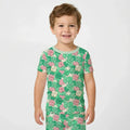 Pijama de dos piezas de manga corta Lucky Vibes Shamrock Bamboo