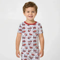 Zweiteiliges, kurzärmliges Pyjama-Set mit Marienkäfern