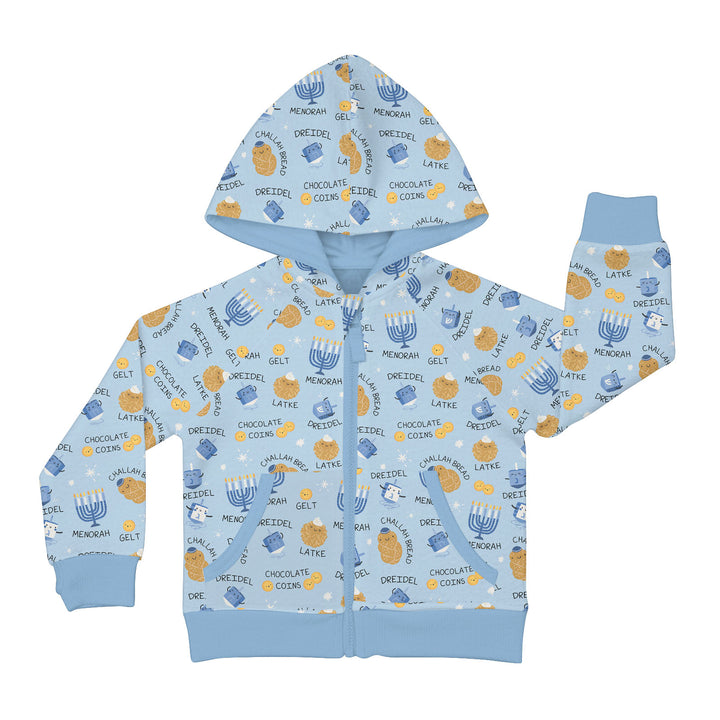 Family Hanukkah Matching Zip Hoodie