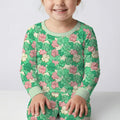 Lucky Vibes Shamrock Bamboo Two Piece Long Sleeve Pajama Set