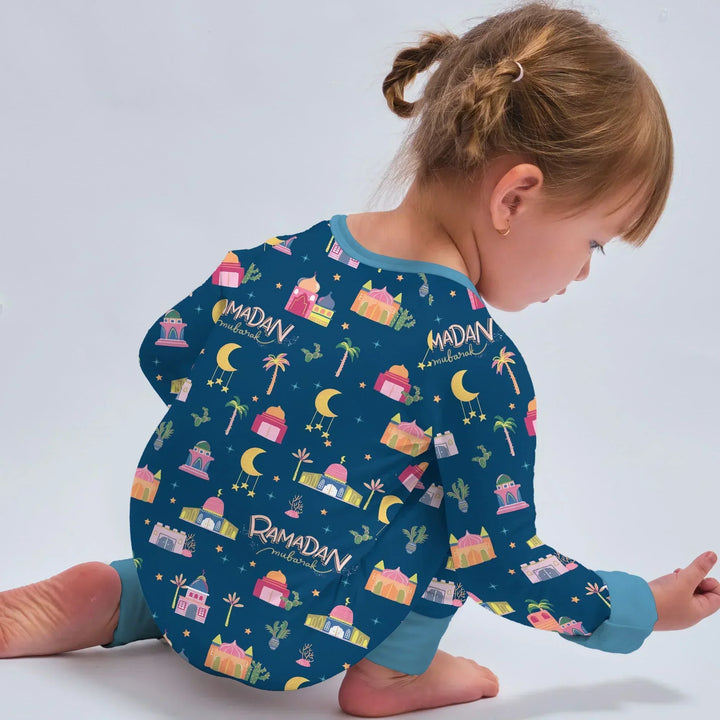 Gerippte Babykleidung mit individuellem Foto - Weich &amp; Skizzenhaft