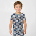 Playful Dachshund Delight Bamboo Two Piece Short Sleeve Pajama Set