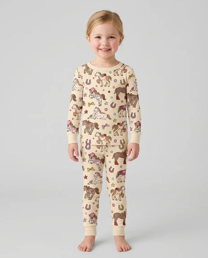 Lil' Buckaroo Bamboo Two Piece Long Sleeve Pajama Set