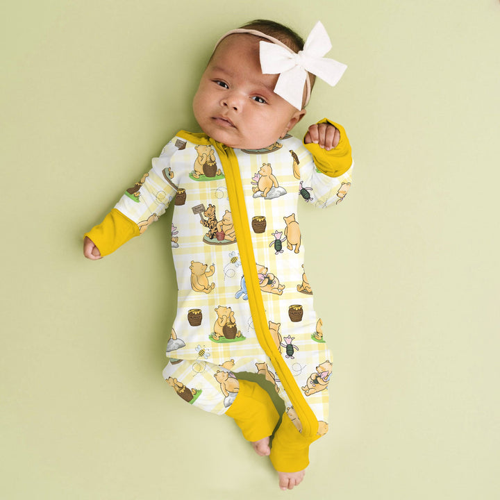 Bear & Friends Yellow Plaid Convertible Zippy