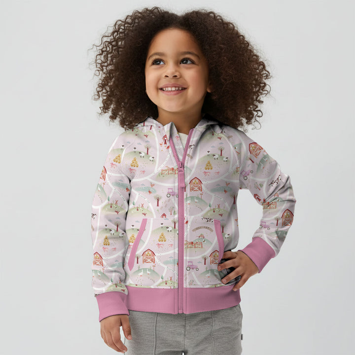 Farm Meadow Zip Hoodie