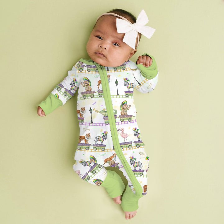 Mardi Gras Jungle Krewe Convertible Zippy