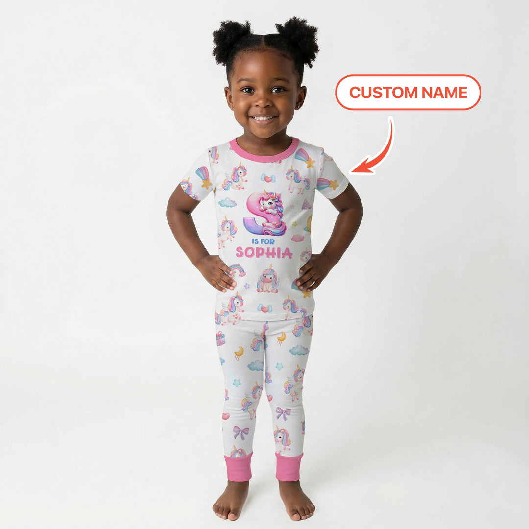 Zweiteiliges, kurzärmliges Pyjama-Set mit Marienkäfern