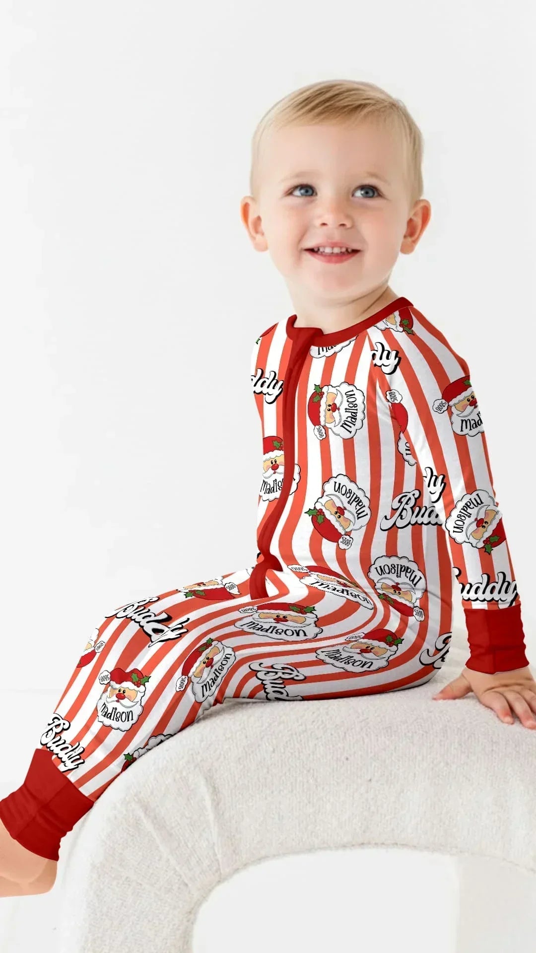 Christmas Santa Claus Custom Name Buddy Convertible Zippy