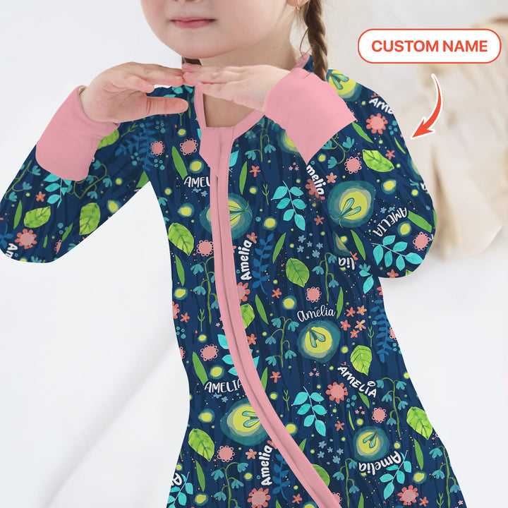 Nighttime Bugs Custom Name Convertible Zippy