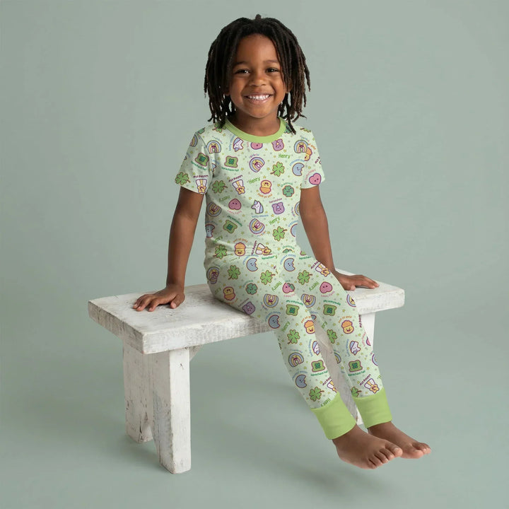 Lucky Charm Two Piece Short Sleeve Pajama Set