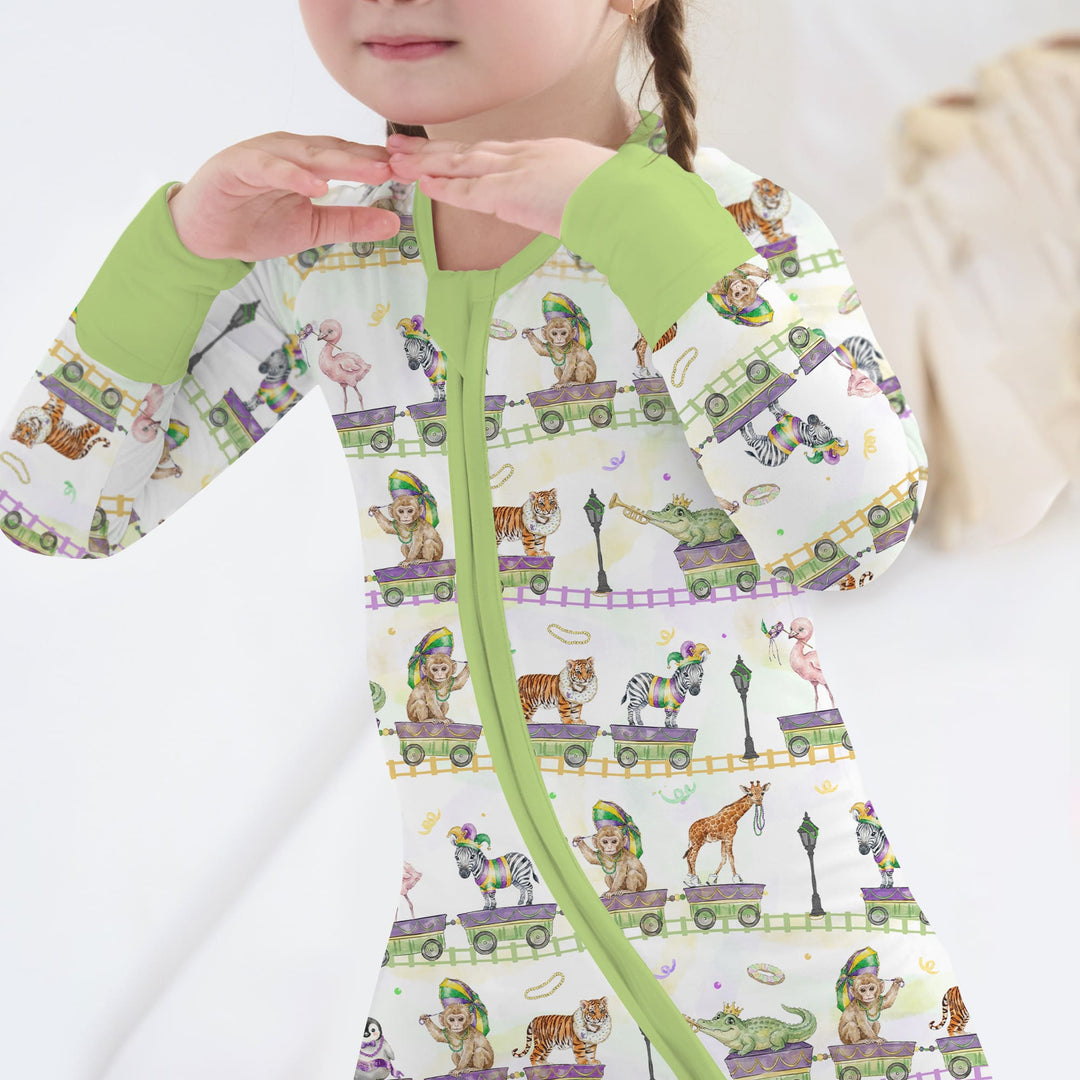 Mardi Gras Jungle Krewe Convertible Zippy