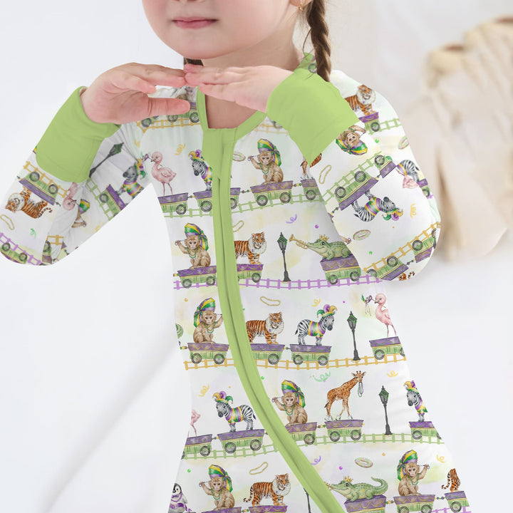 Mardi Gras Jungle Krewe Convertible Zippy