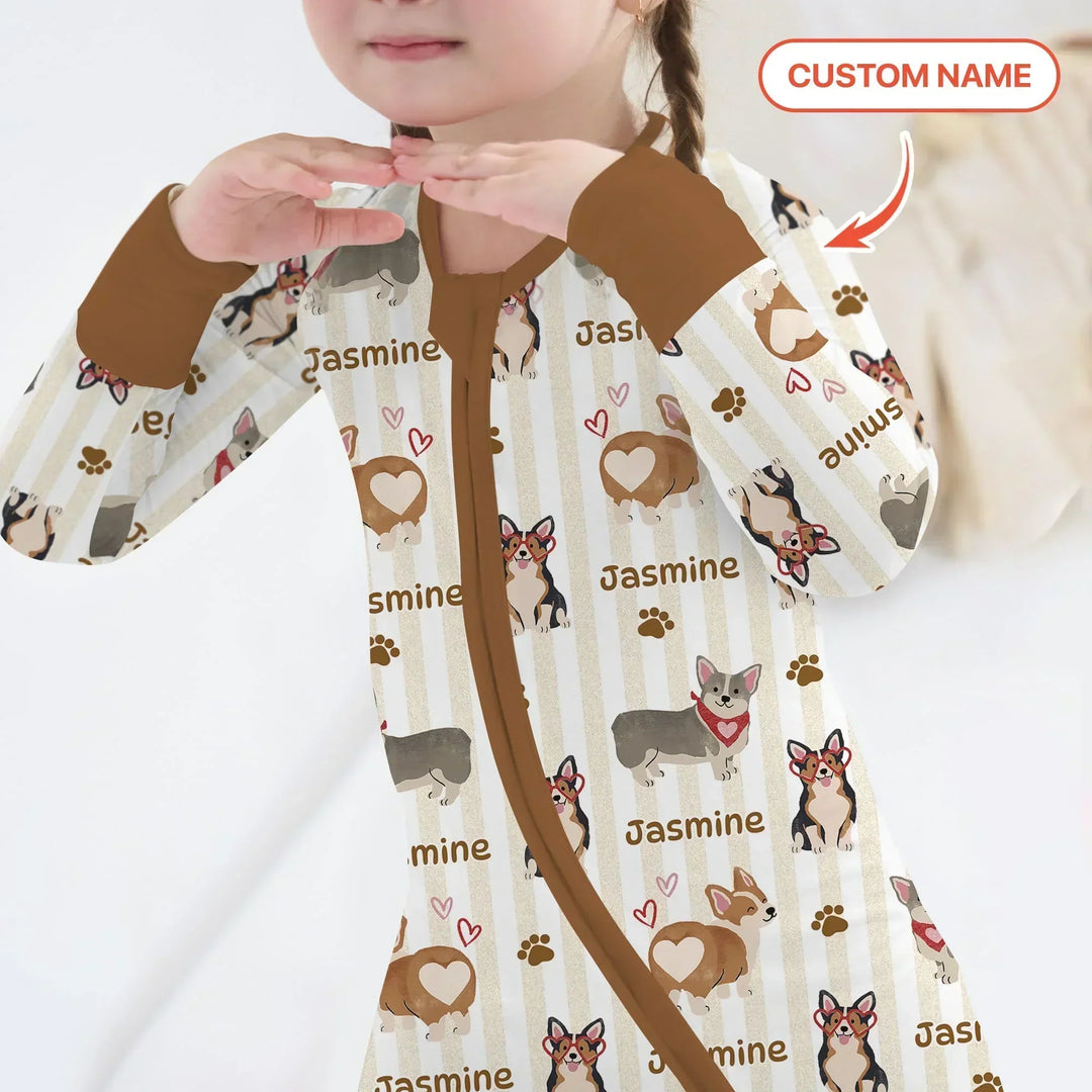 Gerippte Babykleidung mit individuellem Foto - Weich &amp; Skizzenhaft