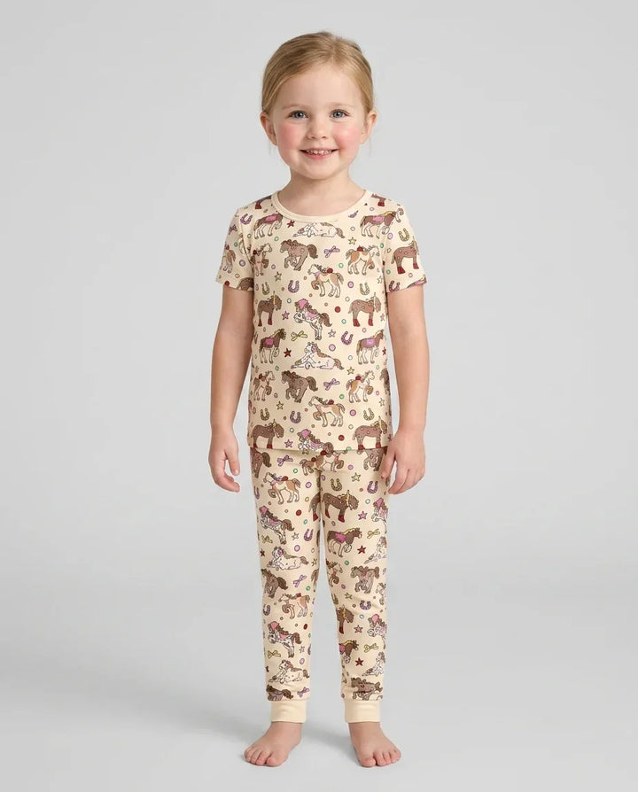 Lil' Buckaroo Bamboo Two Piece Short Sleeve Pajama Set