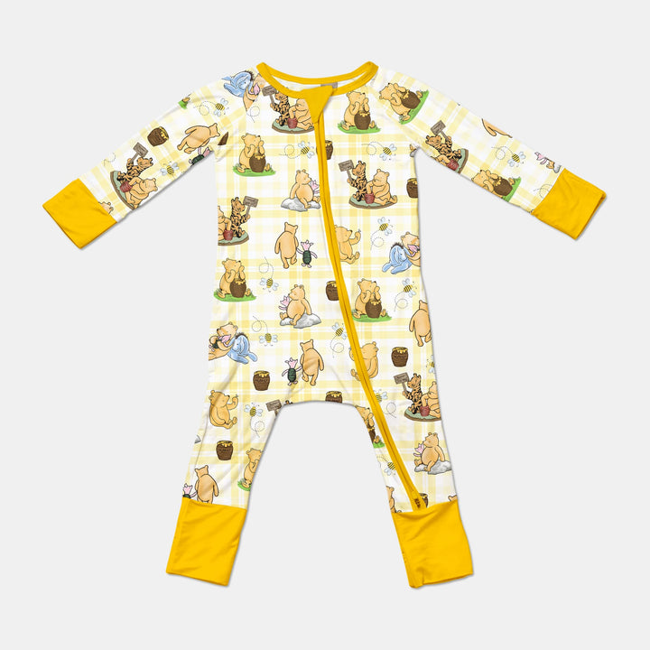 Bear & Friends Yellow Plaid Convertible Zippy