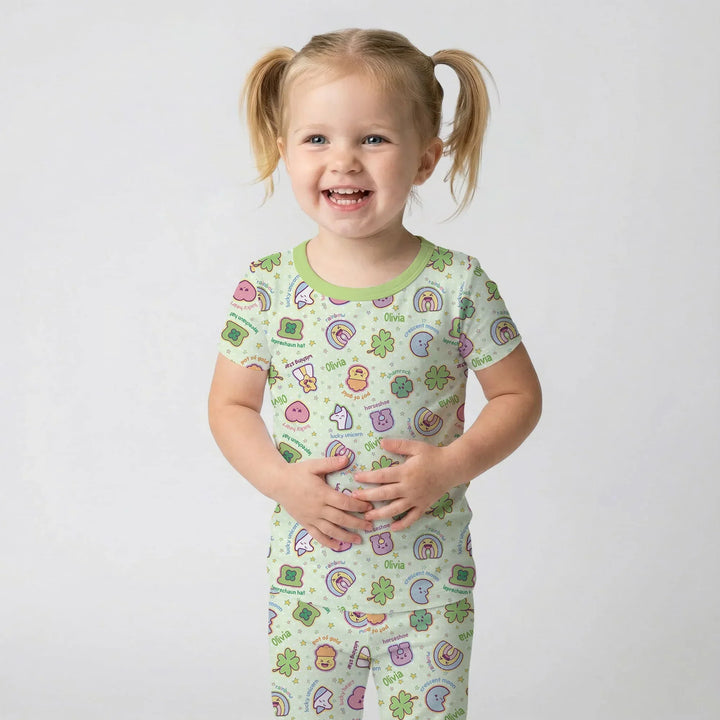 Lucky Charm Two Piece Short Sleeve Pajama Set