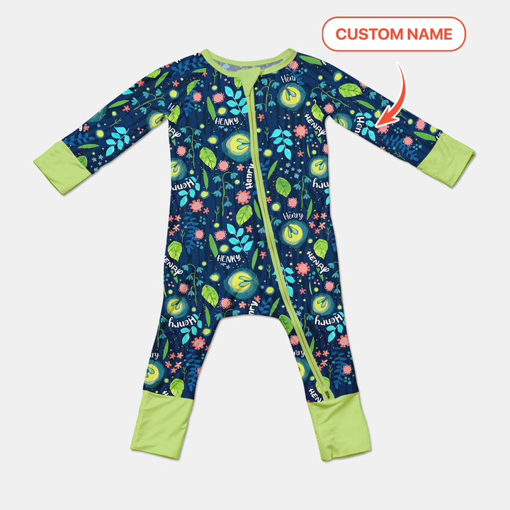 Nighttime Bugs Custom Name Convertible Zippy