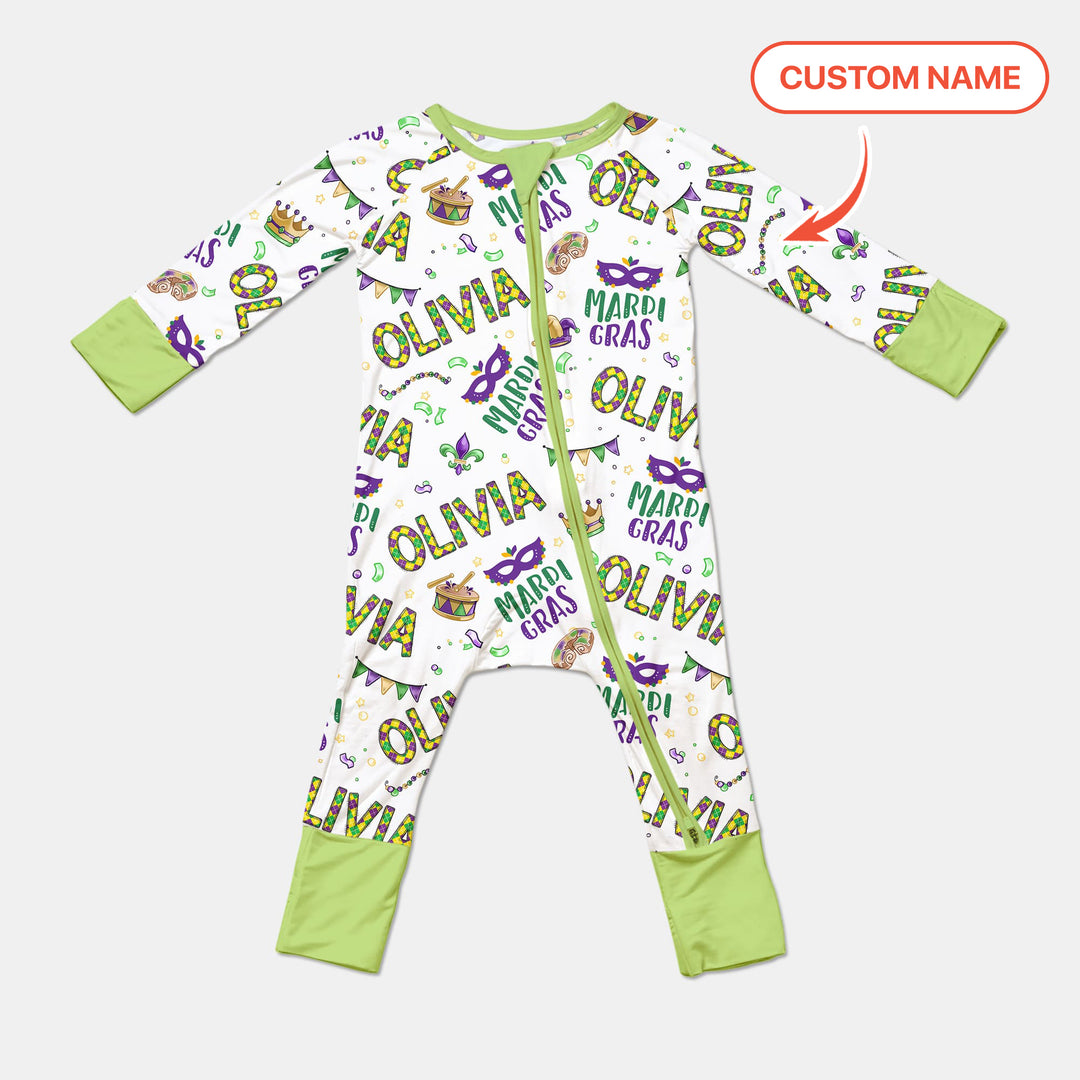 Custom Name Make your own Mardi Gras Convertible Zippy