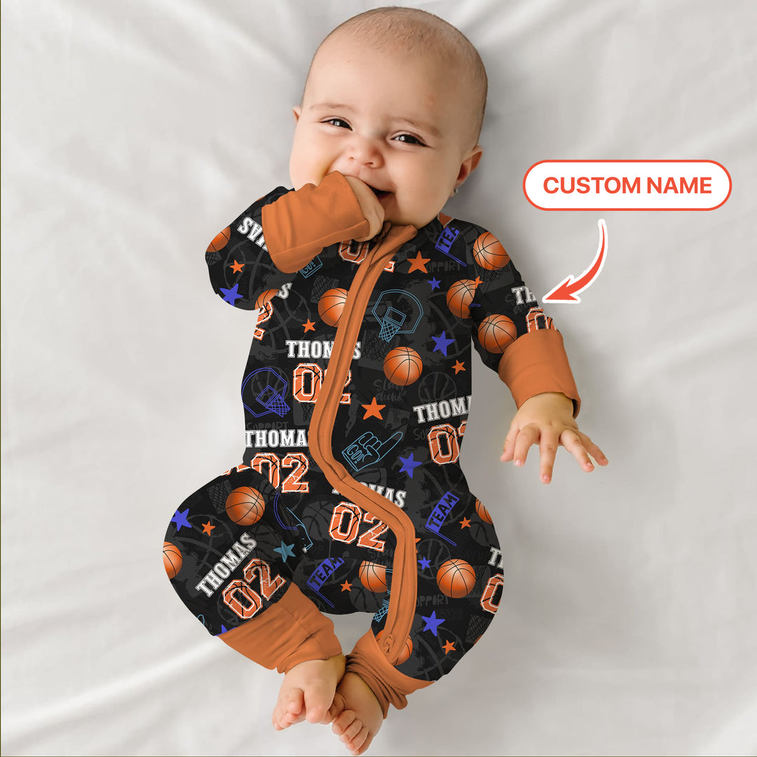 Custom Name Basketball Time Convertible Zippy