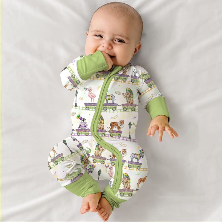 Mardi Gras Jungle Krewe Convertible Zippy