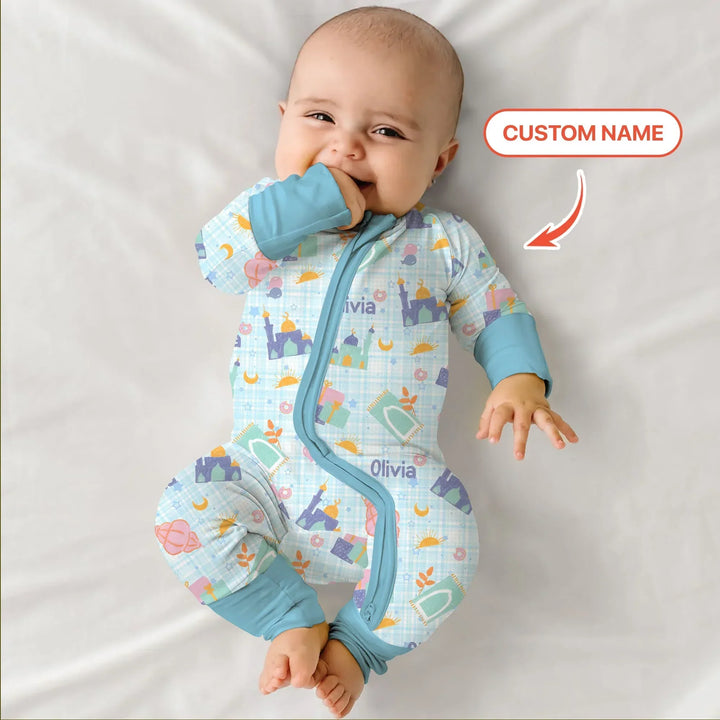 Gerippte Babykleidung mit individuellem Foto - Weich &amp; Skizzenhaft