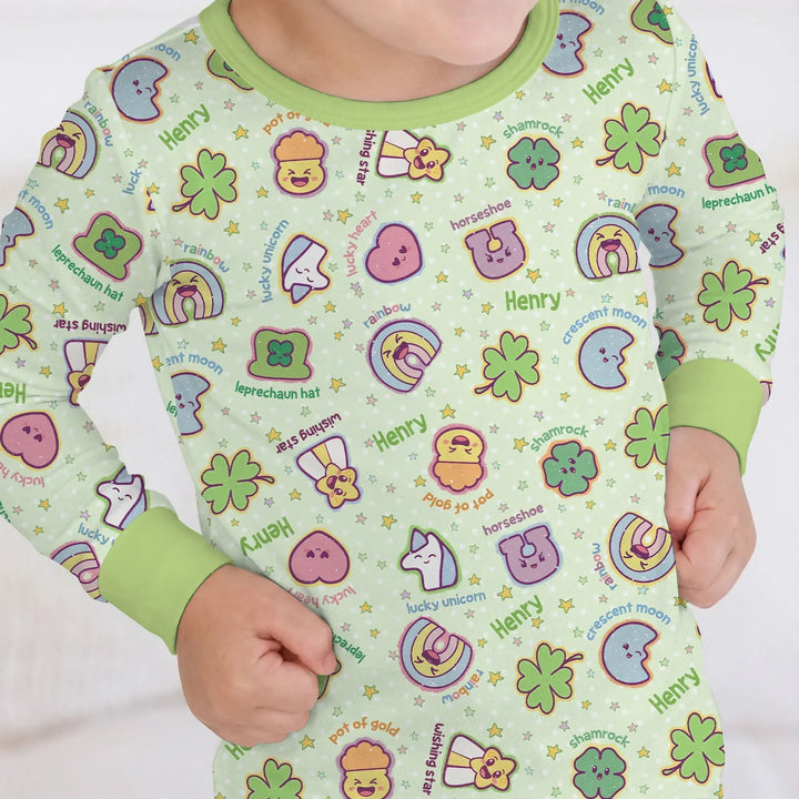 Lucky Charm Two Piece Long Sleeve Pajama Set