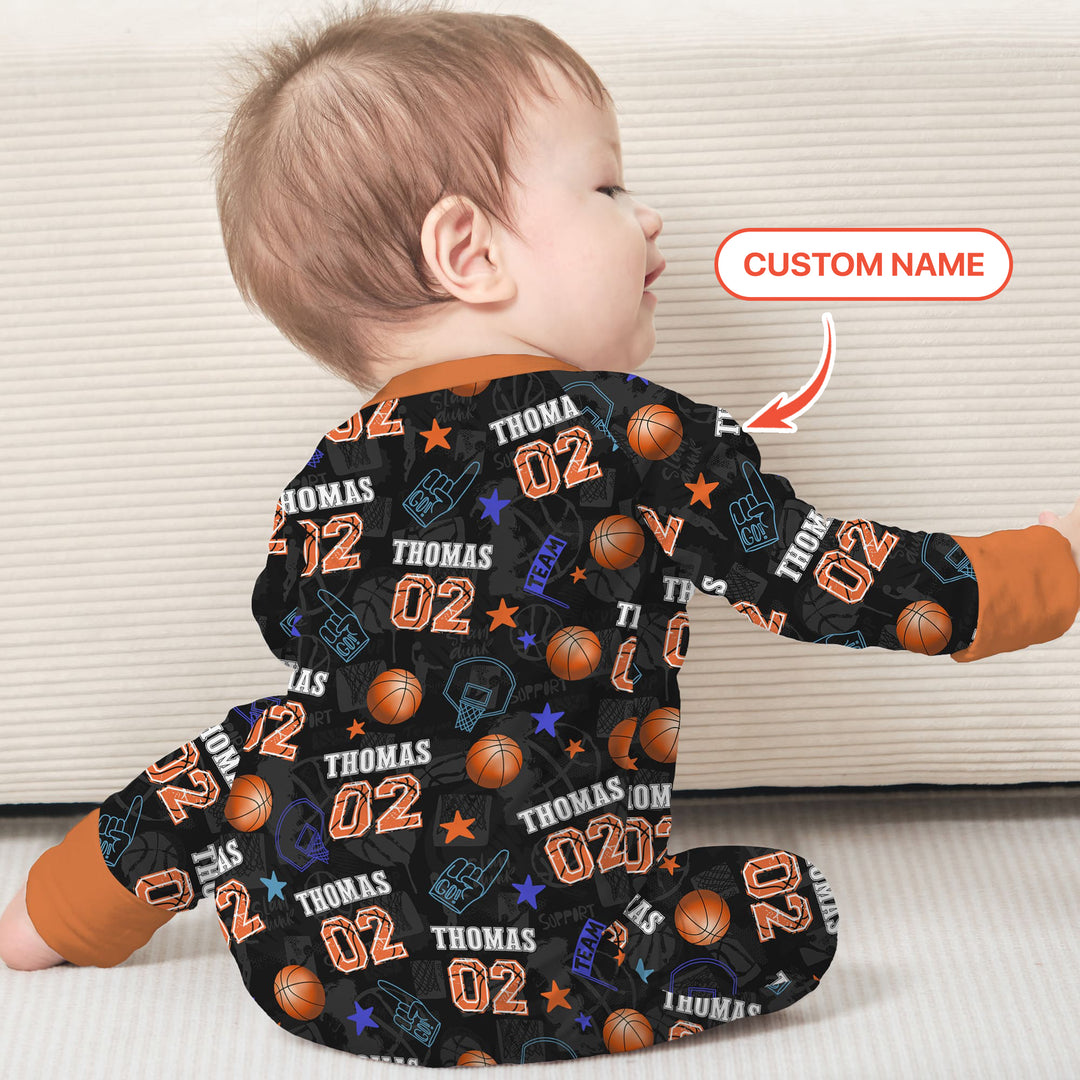 Custom Name Basketball Time Convertible Zippy