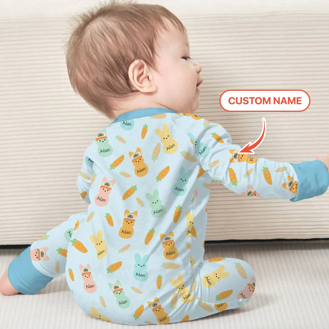 Custom Name Easter Bunny Convertible Zippy