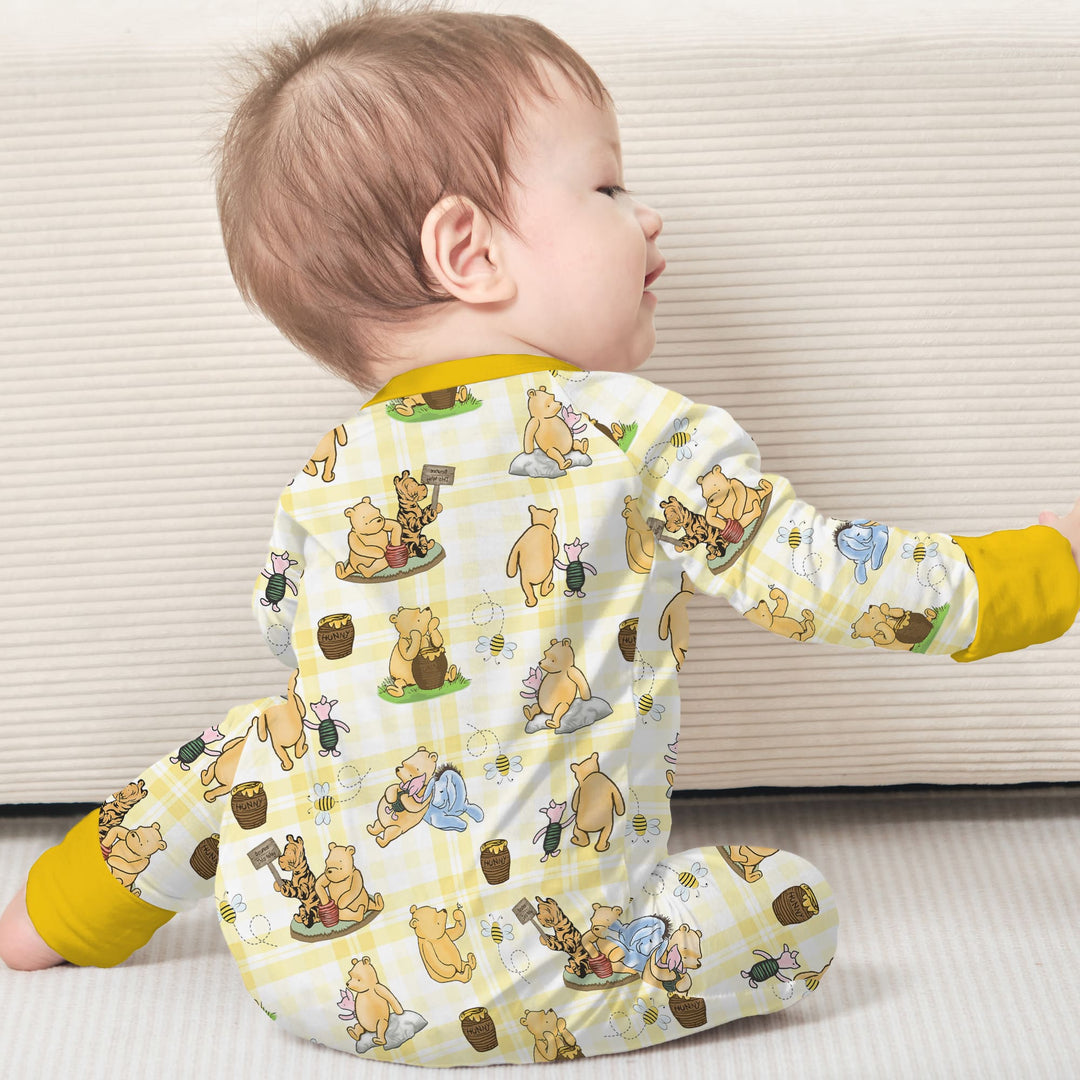 Bear & Friends Yellow Plaid Convertible Zippy