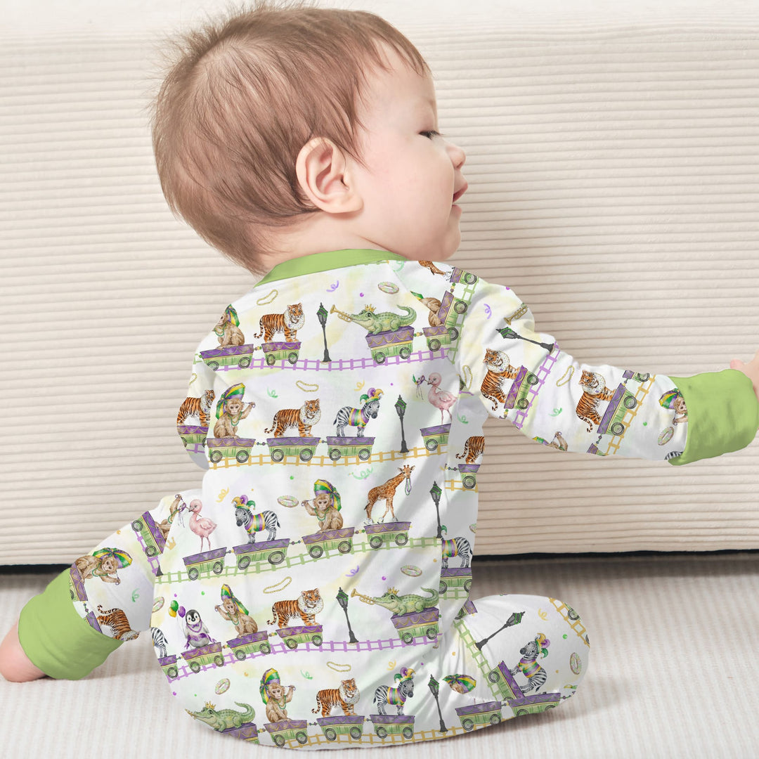 Mardi Gras Jungle Krewe Convertible Zippy