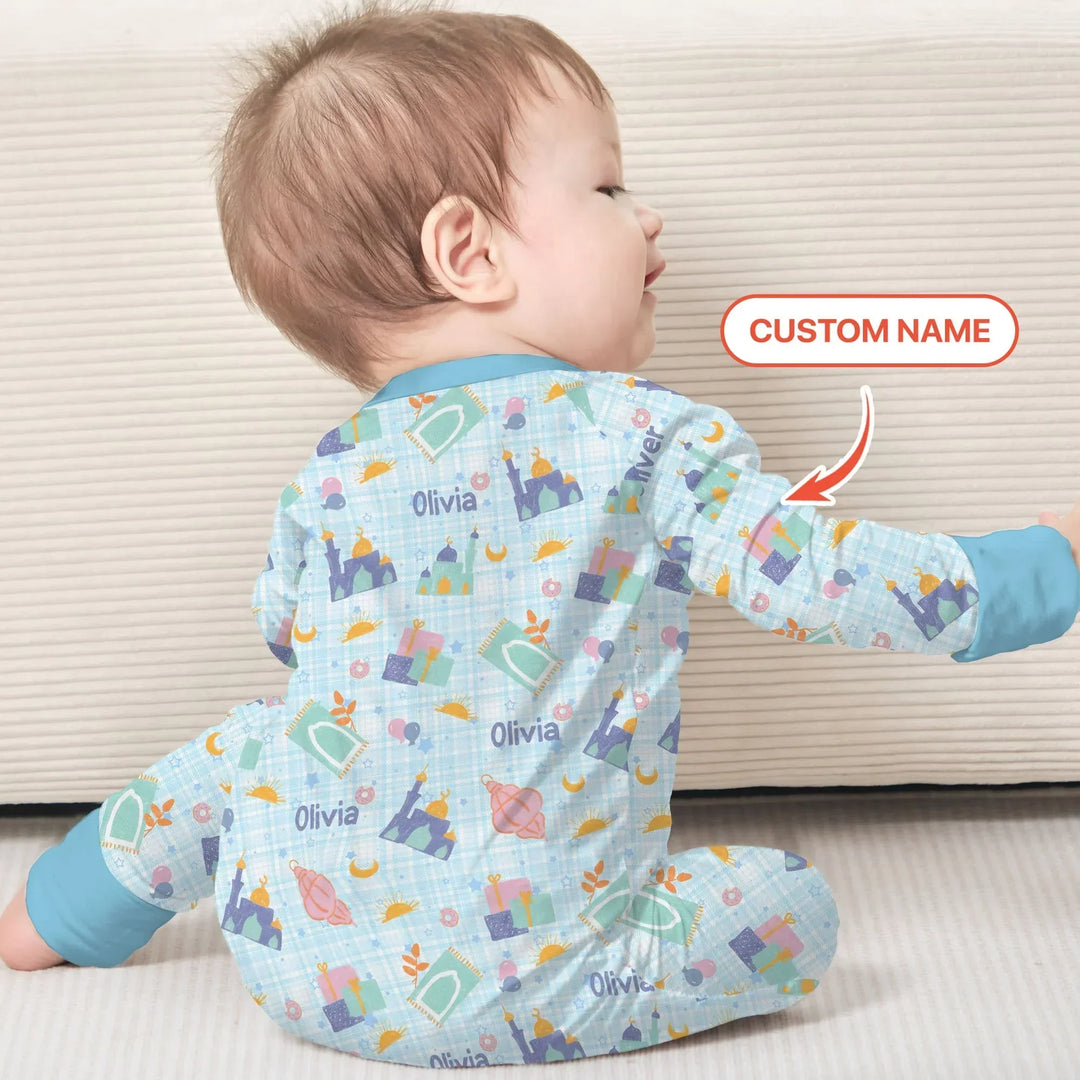 Gerippte Babykleidung mit individuellem Foto - Weich &amp; Skizzenhaft