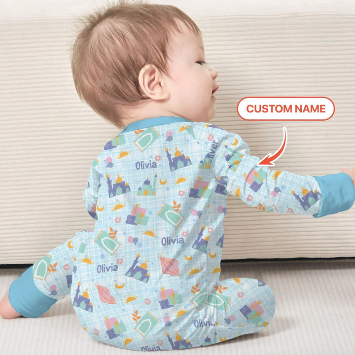 Gerippte Babykleidung mit individuellem Foto - Weich &amp; Skizzenhaft