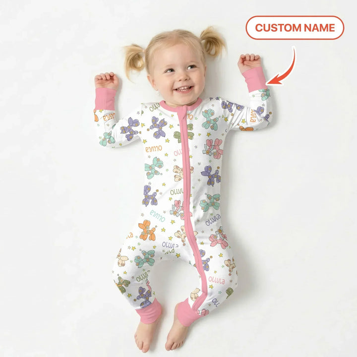 Custom Name Balloon Dog Convertible Zippy