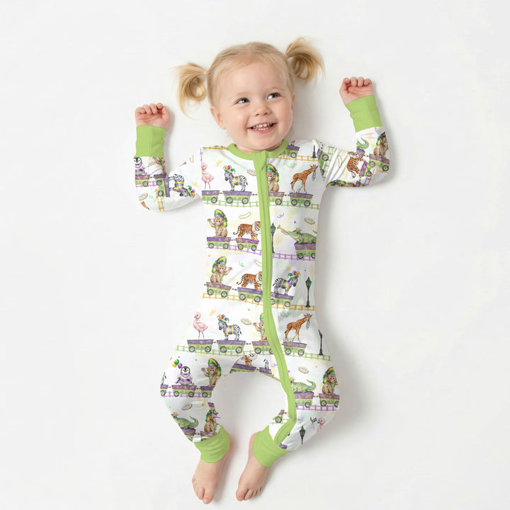 Mardi Gras Jungle Krewe Convertible Zippy