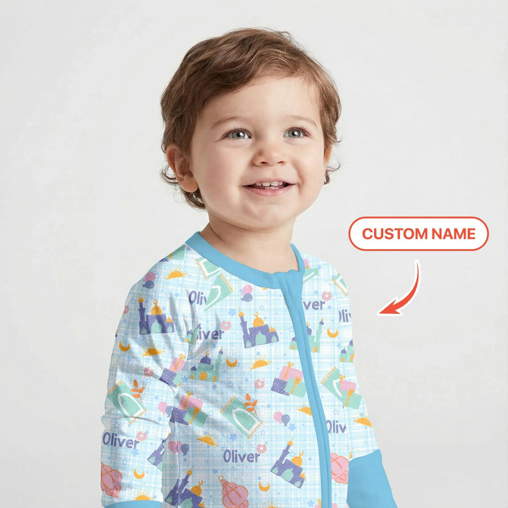 Gerippte Babykleidung mit individuellem Foto - Weich &amp; Skizzenhaft