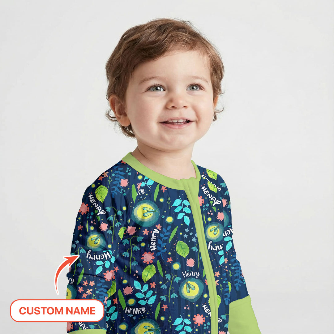 Nighttime Bugs Custom Name Convertible Zippy