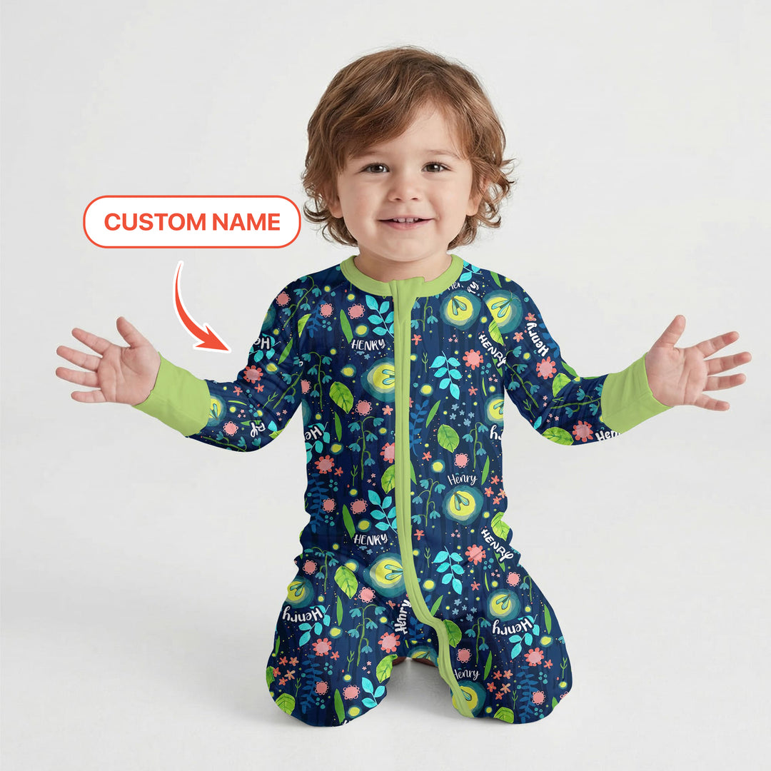 Nighttime Bugs Custom Name Convertible Zippy