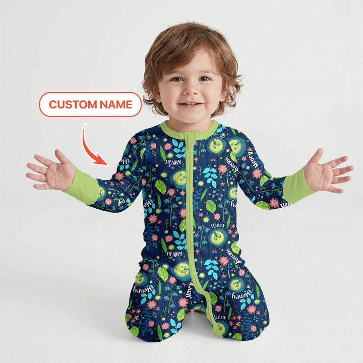 Nighttime Bugs Custom Name Convertible Zippy