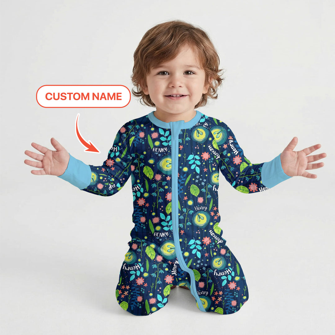 Nighttime Bugs Custom Name Convertible Zippy