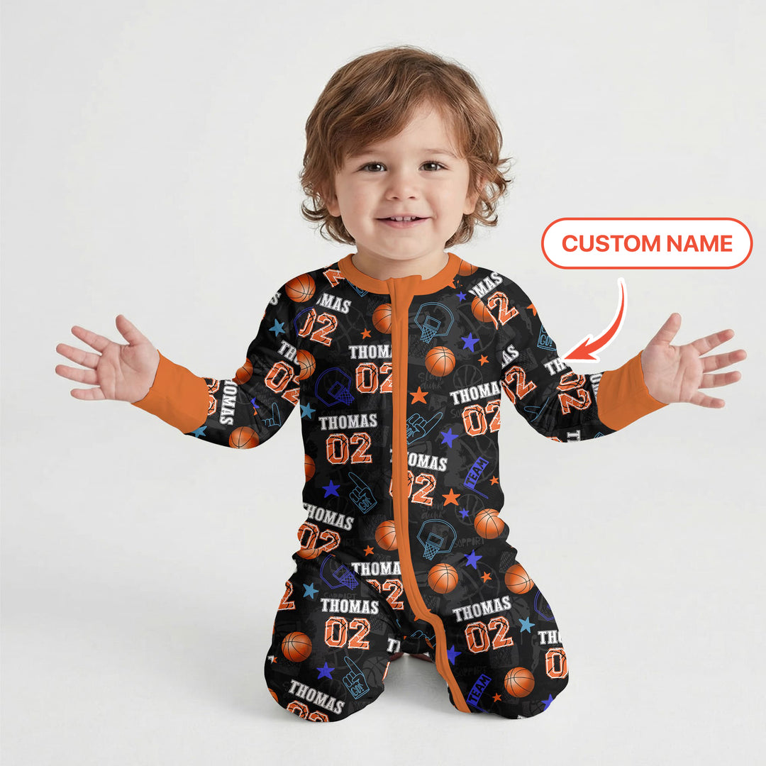 Custom Name Basketball Time Convertible Zippy