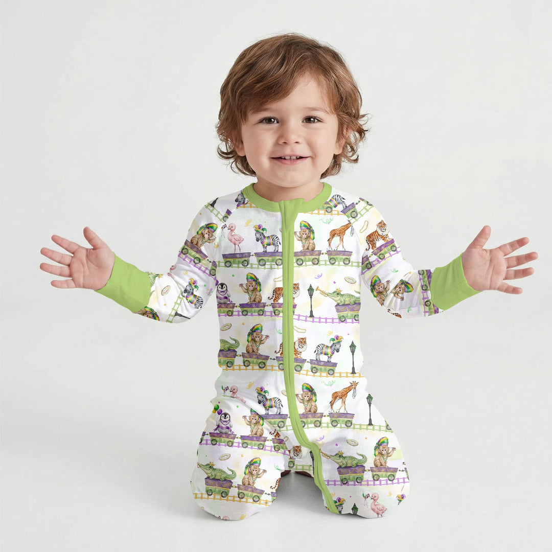 Mardi Gras Jungle Krewe Convertible Zippy