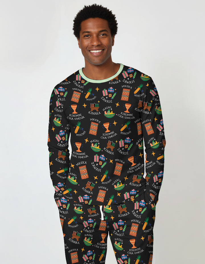 Kwanzaa Spirit Men's Pajama Set