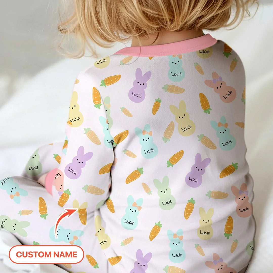 Custom Name Easter Bunny Convertible Zippy