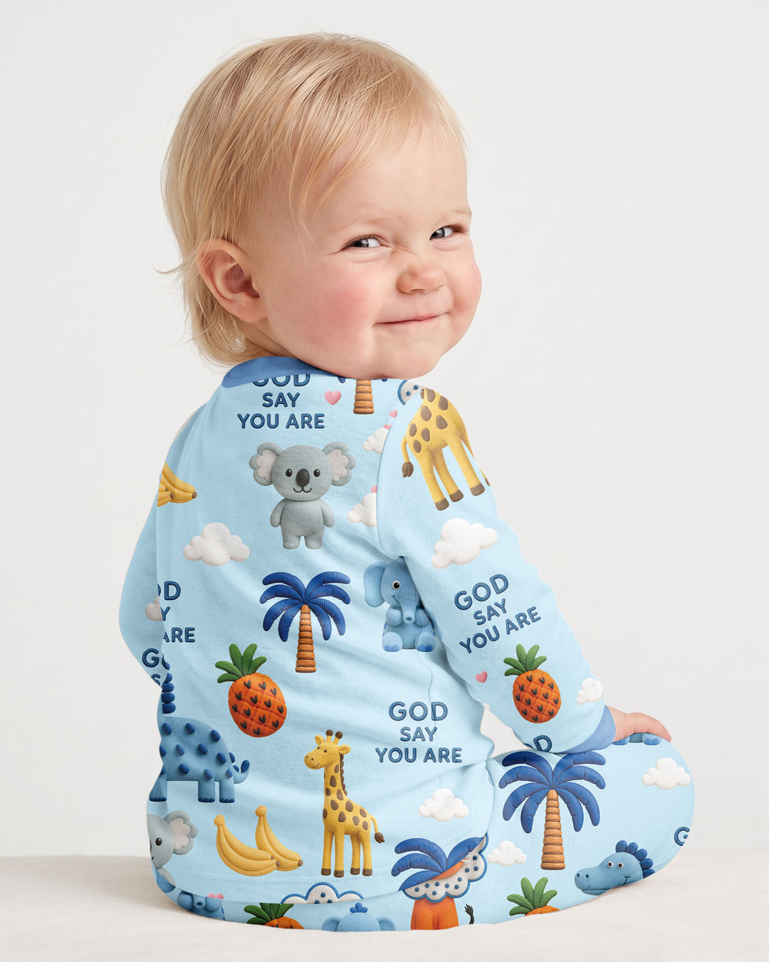 Little Blessings Bamboo Two Piece Long Sleeve Pajama Set
