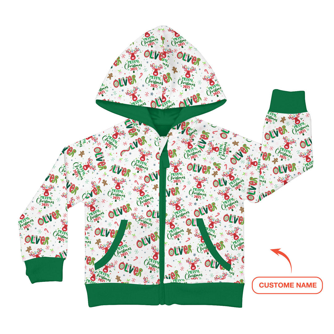 Custom Name "Whimsical Little Things"  Zip Hoodie