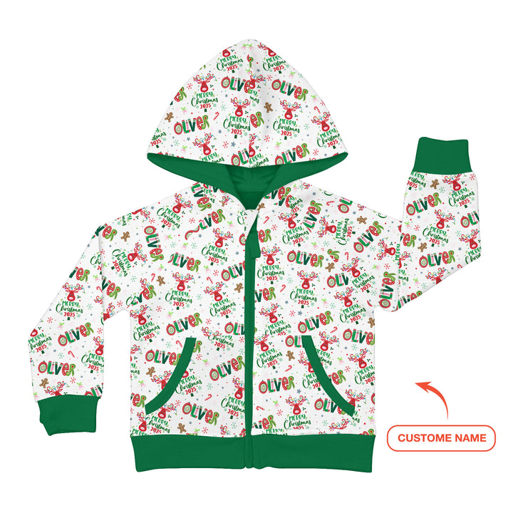 Custom Name "Whimsical Little Things"  Zip Hoodie