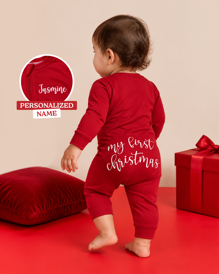 Gerippte Babykleidung mit individuellem Foto - Weich &amp; Skizzenhaft
