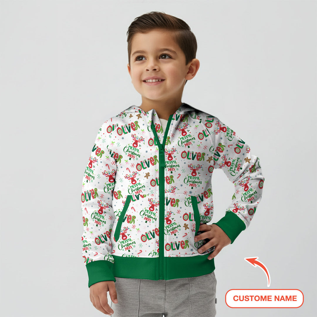 Custom Name "Whimsical Little Things"  Zip Hoodie