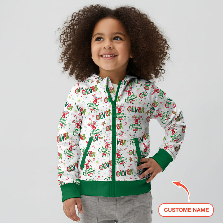 Custom Name "Whimsical Little Things"  Zip Hoodie