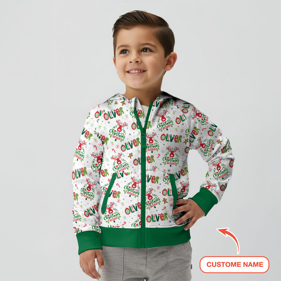 Custom Name "Whimsical Little Things"  Zip Hoodie